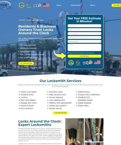 locksaroundtheclockinc.com